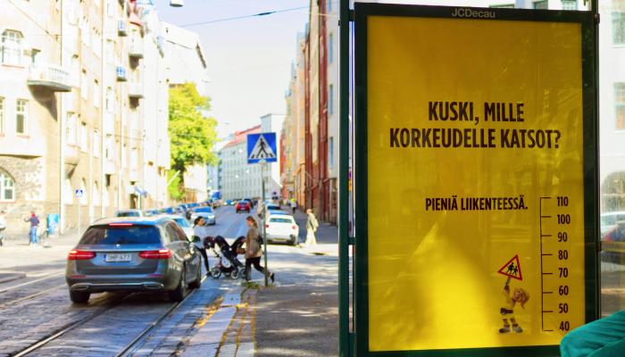 Valion Oltermanni kampanjoi ekaluokkalaisten liikenneturvallisuuden puolesta