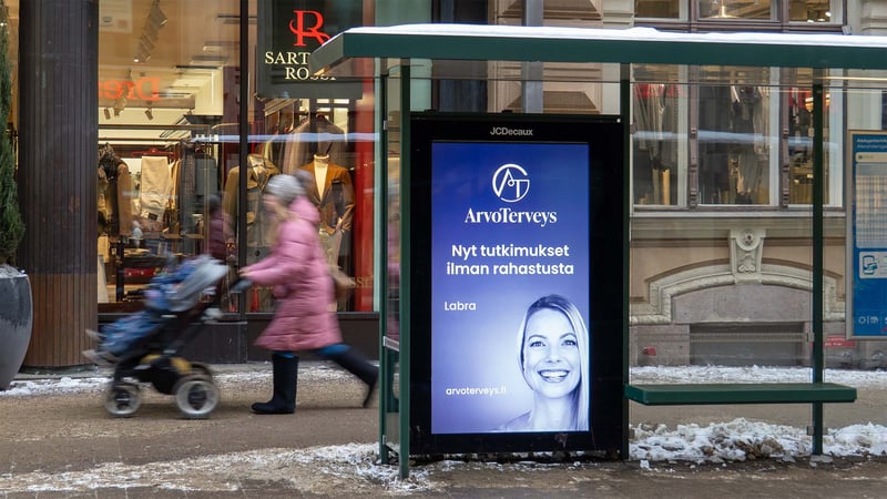 Vaikuttava ulkomainonta nosti ArvoTerveyden liikevaihtoa ja sai ajanvaraukset kasvuun
