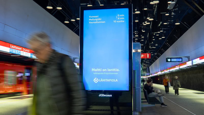 Metrolla Menestykseen: Lähitapiolan sijoituspalvelut valloittivat joukkoliikenteessä