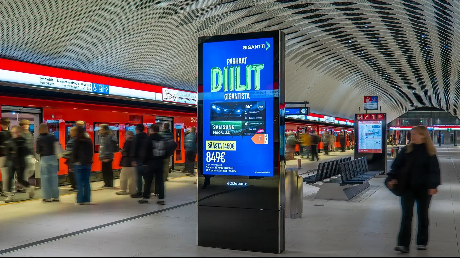 Tuore tutkimus: metroasemilla brändit kohtaava poikkeuksellisen vastaanottavaisen yleisön