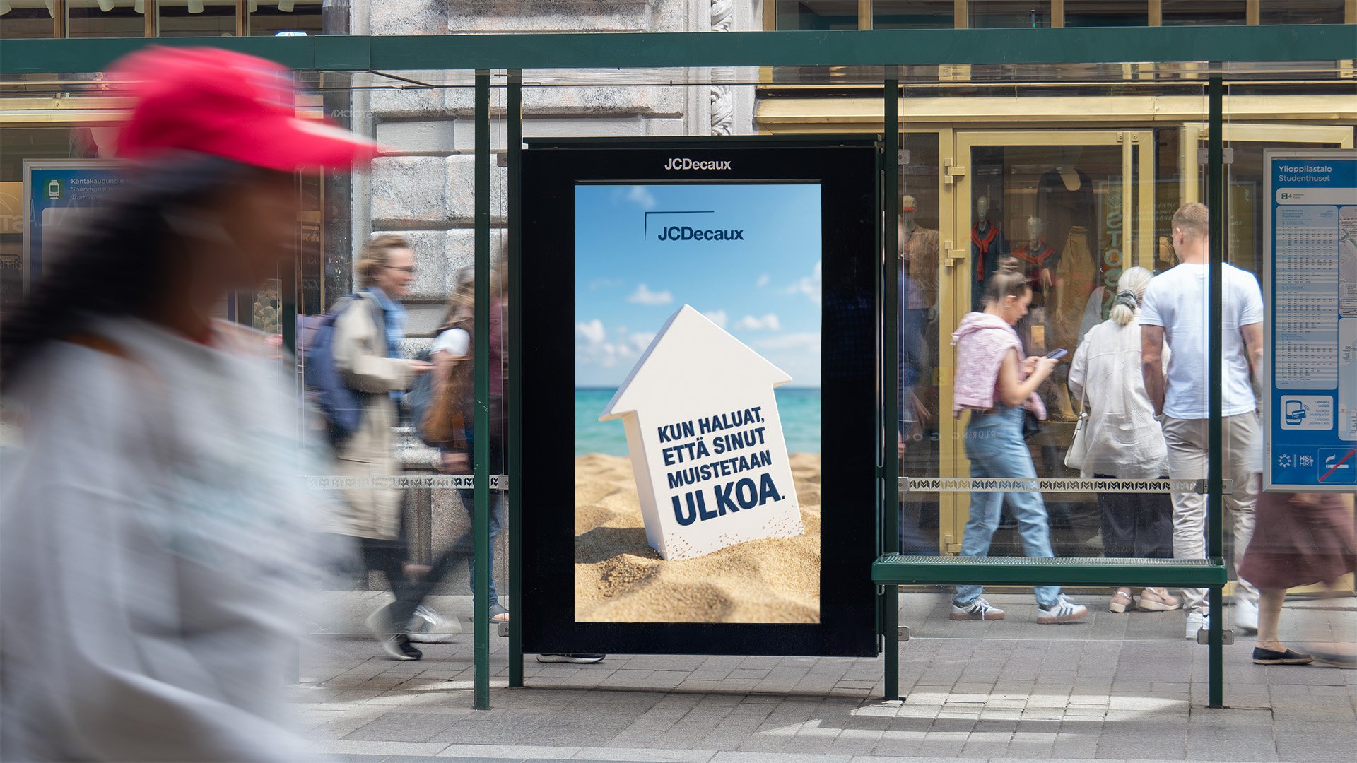 Uusi tutkimus - kesällä kuluttajat tavoitetaan JCDecaux’n mainospinnoilla